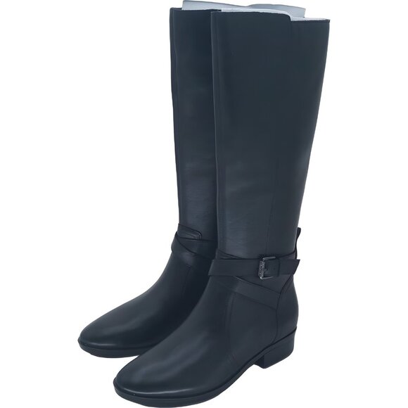 Naturalizer Rena Riding Boots Black Leather Women’s US 5.5M EU 35.5 - Picture 2 of 6